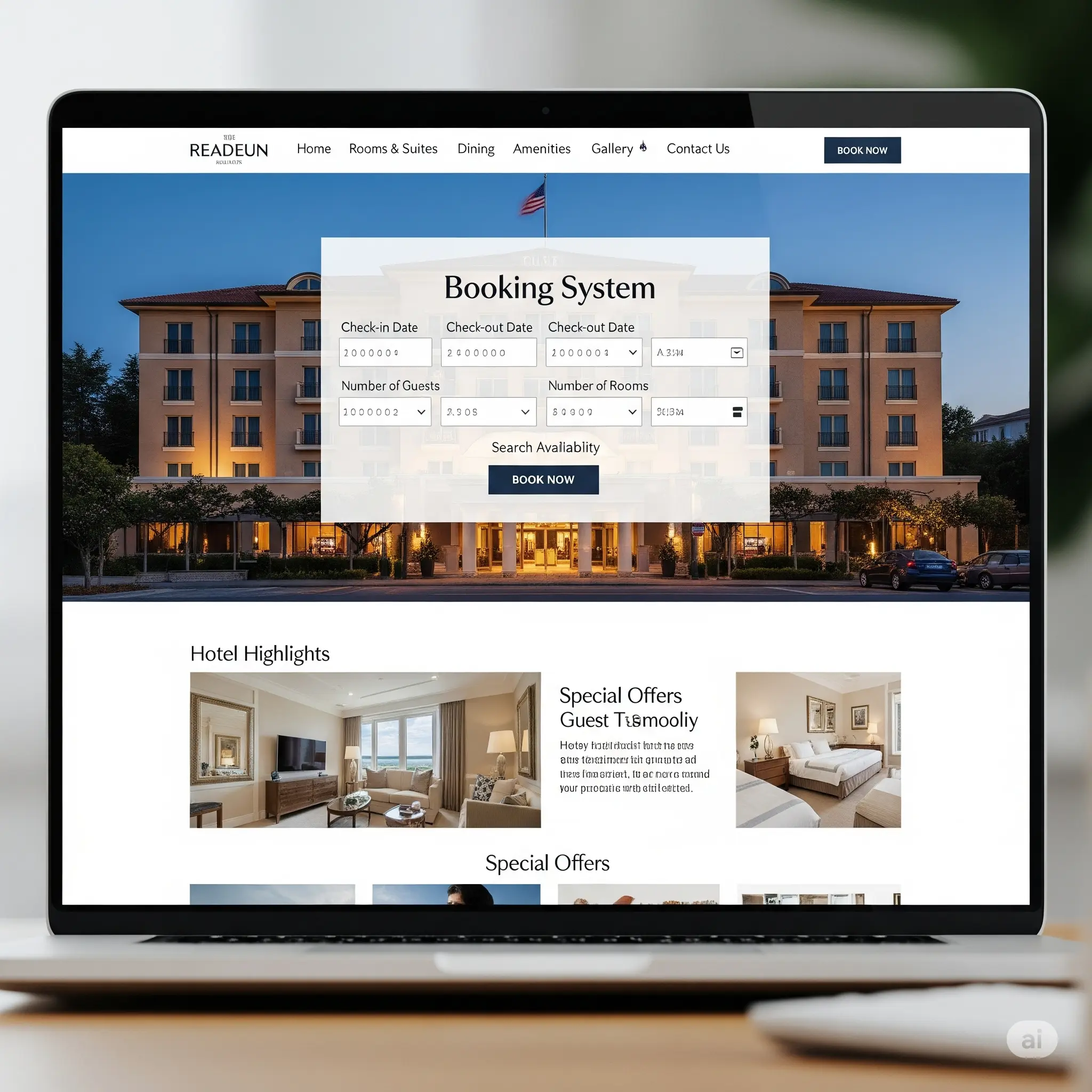 Hotel booking website development USA