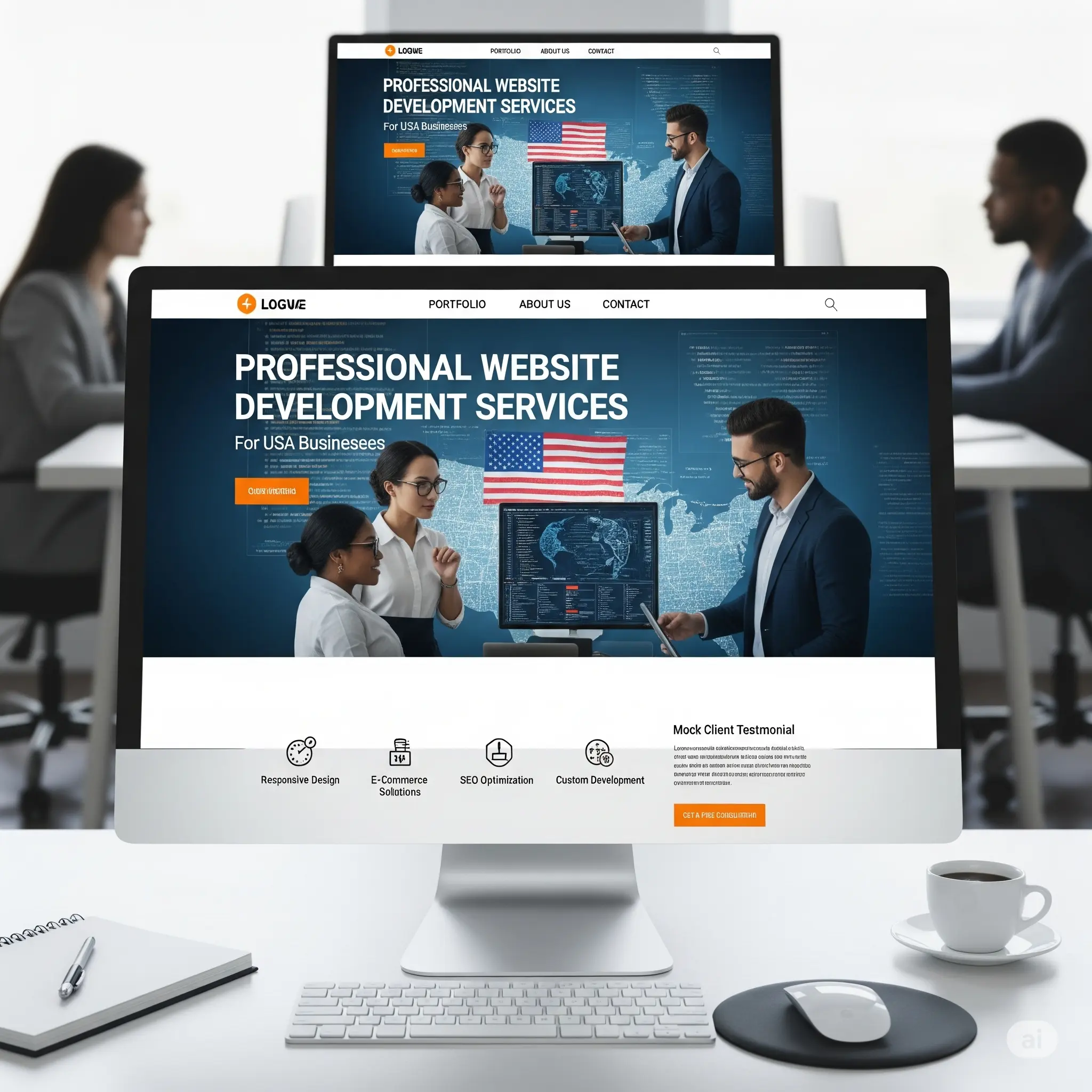Professional website development services for USA businesses